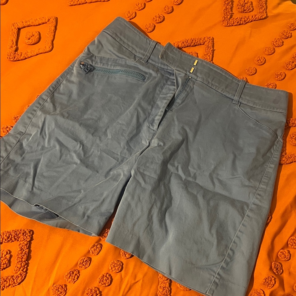 Bright Blue Casual Golf Shorts